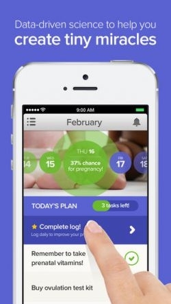 Glow iOS app. u00e2u20acu201d AFP-Relaxnews pic