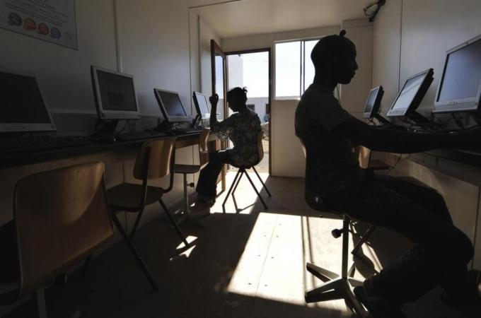 Hundreds of thousands of images and videos depicting online child sexual exploitation, including children as young as five, were found during the warrants. u00e2u20acu201d AFP pic