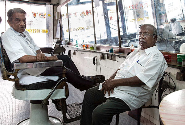 Loh used to have his hair cut by Thirunavu Krishnan, a second-generation barber in Ipoh. – Picture courtesy of Kenny Loh