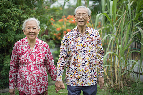 Former Olympian Tan Kim Bee wears a shirt made by his wife of 54 years, Cheah Bee Choo, “on special occasions”. – Picture courtesy of Kenny Loh