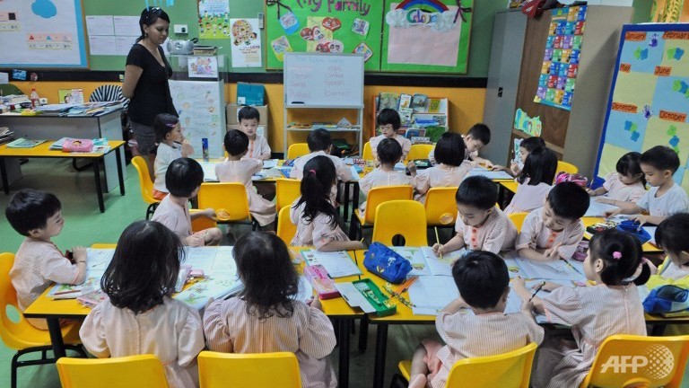 The city-state's public school system is renowned for producing students who excel in maths and science globally. u00e2u20acu201d AFP pic