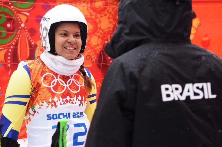 Maya Harrisson: Hoping Brazilians start to know about winter sports through her interviews and live TV. — AFP pic