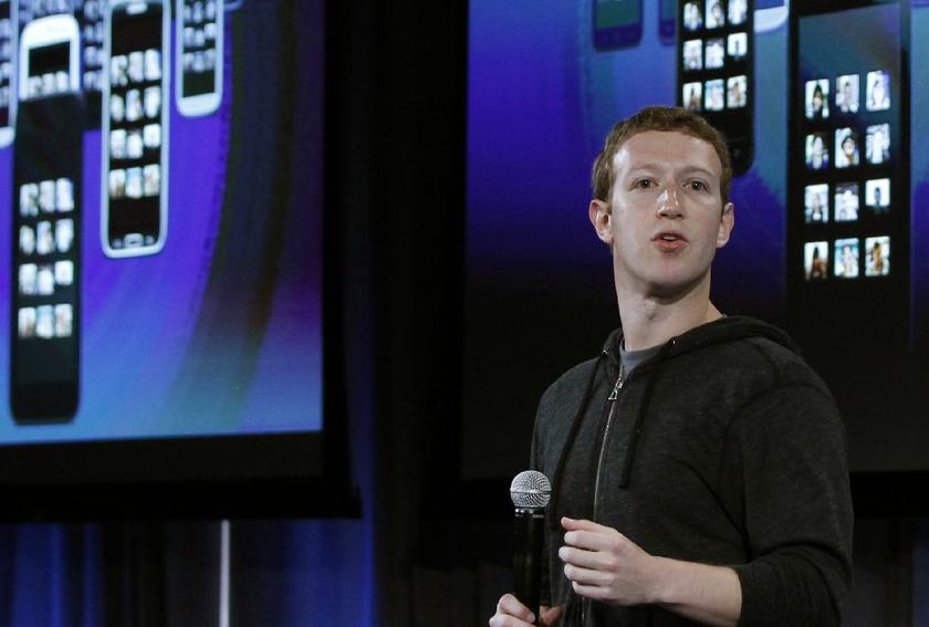Mark Zuckerberg, Facebook's co-founder and chief executive during a Facebook press event in Menlo Park, California in this file photo taken April 4, 2013 Reuters