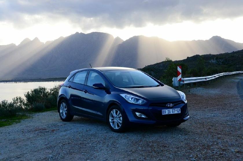 The i30 Hatch that Malaysian motor media tested in Cape Town, South Africa