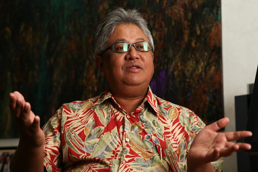 Zaid speaks at an interview at his home in Petaling Jaya on February 17, 2014. u00e2u20acu201d Picture by Saw Siow Feng