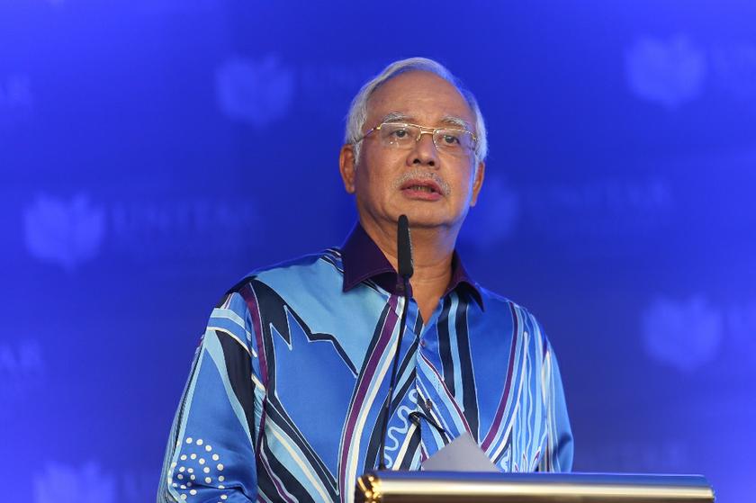 Najib delivers a speech at Unitar International Universityu00e2u20acu2122s (UAU) new campus in Kelana Jaya, February 27, 2014. u00e2u20acu201d Picture by Saw Siow Feng