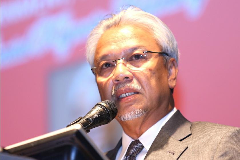Minister of Finance II, Datuk Seri Ahmad Husni Hanadzlah gives the keynote address at the Goods & Services Tax Forum at the Sime Darby Convention Centre in Kuala Lumpur, on February 20, 2014. u00e2u20acu201dPicture by Saw Siow Feng