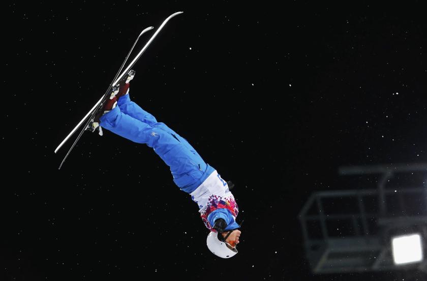 Belarus' Alla Tsuper performs a jump during the women's freestyle skiing aerials finals at the 2014 Sochi Winter Olympic Games in Rosa Khutor February 14, 2014. u00e2u20acu201d Reuters pic