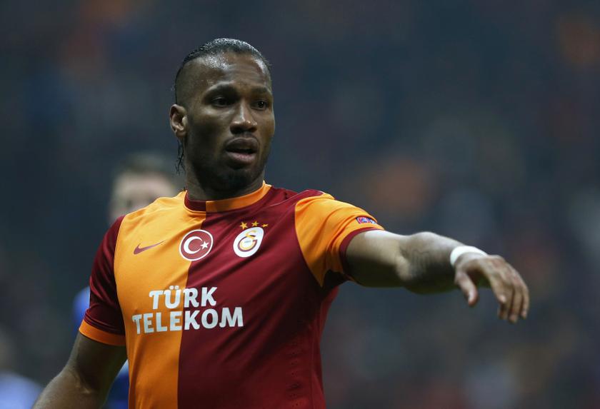 Galatasarayu00e2u20acu2122s Didier Drogba reacts during their Champions League  match against Chelsea at Turk Telekom Arena in Istanbul February 26, 2014. u00e2u20acu201d Reuters pic
