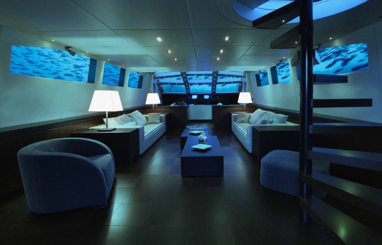 The 'Lovers Deep' luxury submarine hotel. u00e2u20acu201d AFP pic