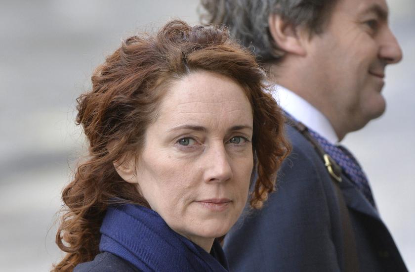 Former News International chief executive Rebekah Brooks arrives with her husband Charlie at the Old Bailey courthouse in London February 27, 2014. u00e2u20acu201d Reuters pic