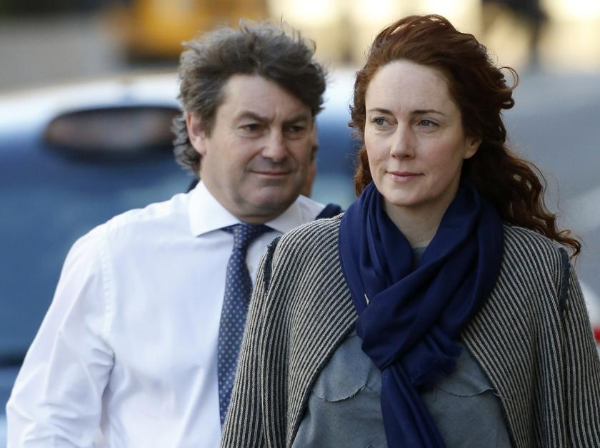 Former News International chief executive Rebekah Brooks and her husband Charlie Brooks arrive at the Old Bailey courthouse in London February 21, 2014. u00e2u20acu201du00c2u00a0Reuters pic