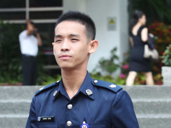 ASP Yong Wen Wei Edwin from Tanglin Police Division. u00e2u20acu201d Today pic