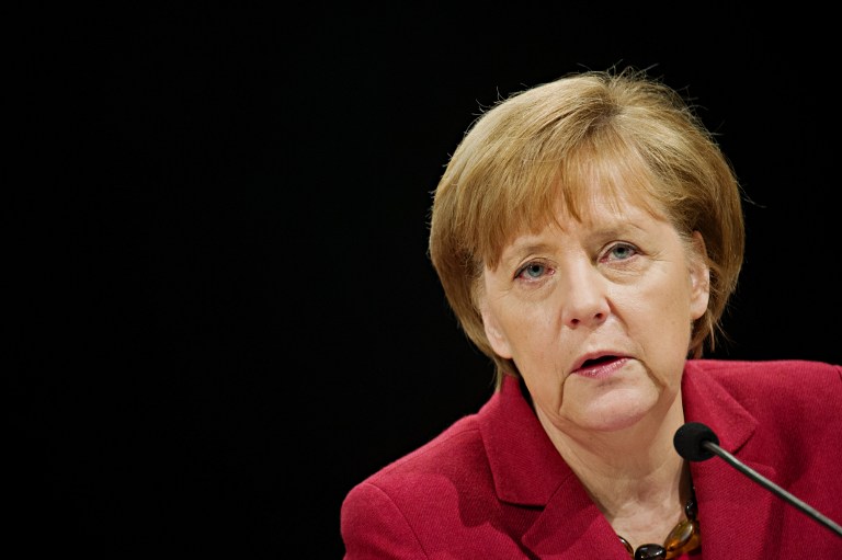 BLURB: Angela Merkel and Obama believe a diplomatic solution is the best option for Crimea.