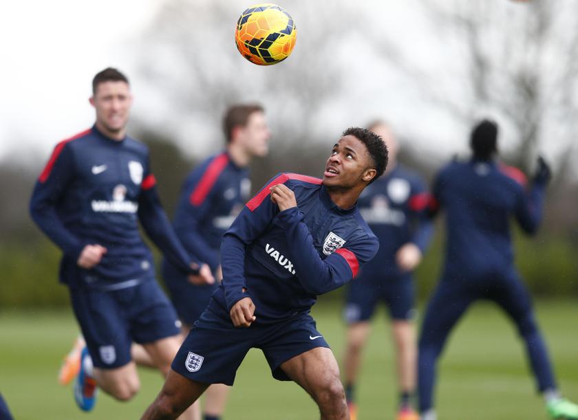 Teenage Liverpool winger Raheem Sterling (centre) has a golden opportunity to snatch a place in the squad after Theo Walcott was ruled out for the rest of the season. u00e2u20acu201d Reuters pic