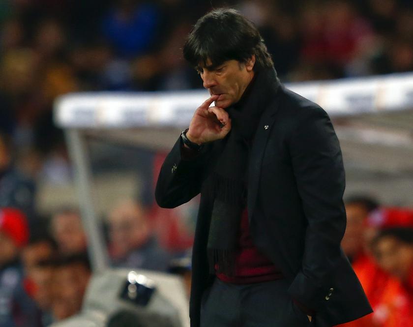 German national team coach Joachim Loew reacts during their international friendly football match against Chile in Stuttgart March 5, 2014. u00e2u20acu201d Reuters pic