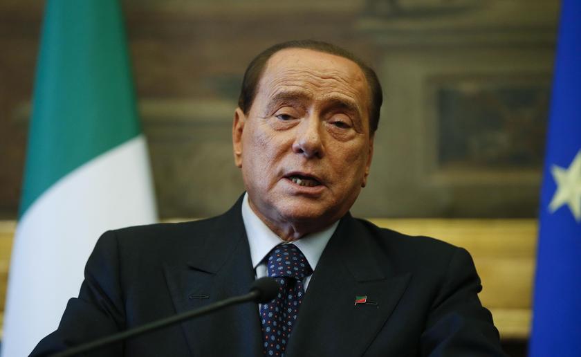 AC Milan owner, Silvio Berlusconi talks to reporters at the Parliament in Rome, February 19, 2014. u00e2u20acu2022 Reuters pic