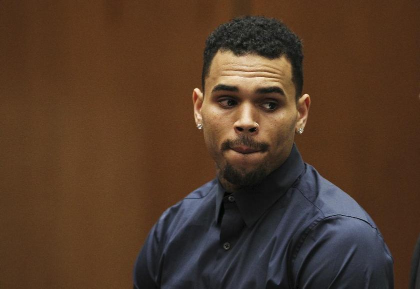 Singer Chris Brown appears for a probation progress hearing at the Clara Shortridge Foltz Criminal Justice Centre in Los Angeles, California in this February 3, 2014, file photo Reuters