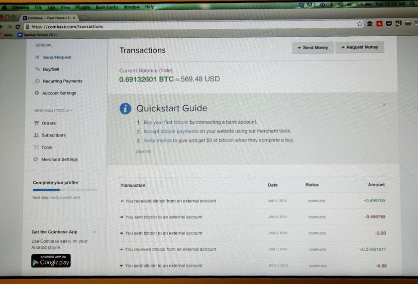 A customer can transfer a specified amount of bitcoins from his digital wallet to the vendor’s wallet without any physical exchange.