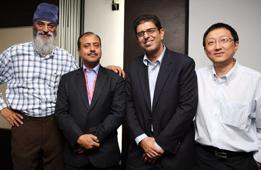 Anybody can sell Milo; to make good Milo, that’s the challenge (from left): DNA founder Karamjit Singh; featuring KPJ Healthcare CIO Dr Mubbashir Iftikhar; Mydin IT director Malik Murad Ali; and Eversendai Corporation head of IT Goh Eng Choon.