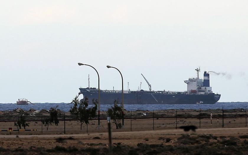 A North Korean-flagged tanker is docked at the Es Sider export terminal in Ras Lanuf March 8, 2014. u00e2u20acu201d Reuters pic