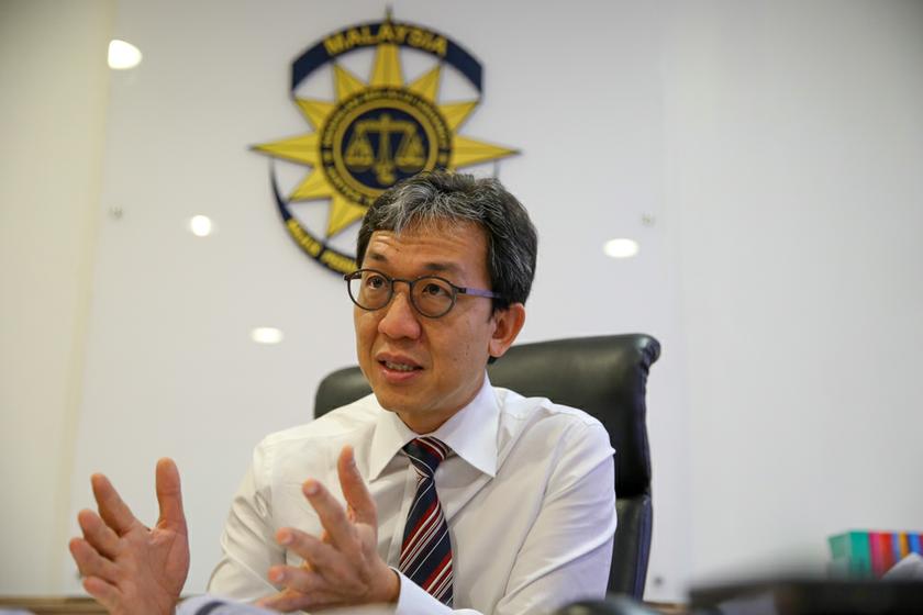 Christopher Leong speaks in an interview at the Bar Council headquarters on March 3. u00e2u20acu201d Picture by Saw Siow Feng