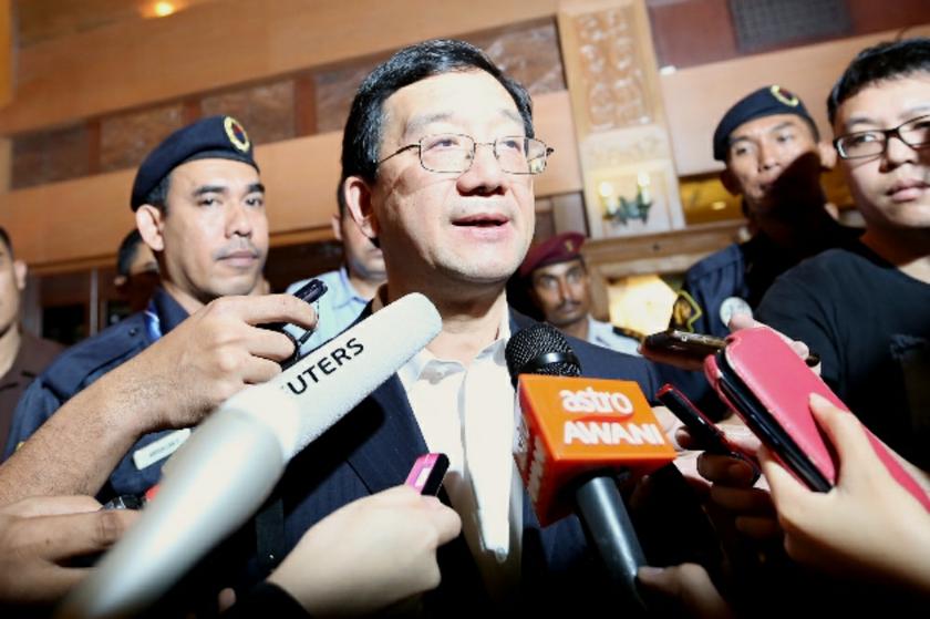 Chinau00e2u20acu2122s ambassador to Malaysia Dr Huang Huikang speaks to media after visiting the family members of passengers on Malaysia Airlines flight MH370 at Cyberview Lodge in Cyberjaya  March 12, 2014. u00e2u20acu201d Picture by Saw Siow Feng