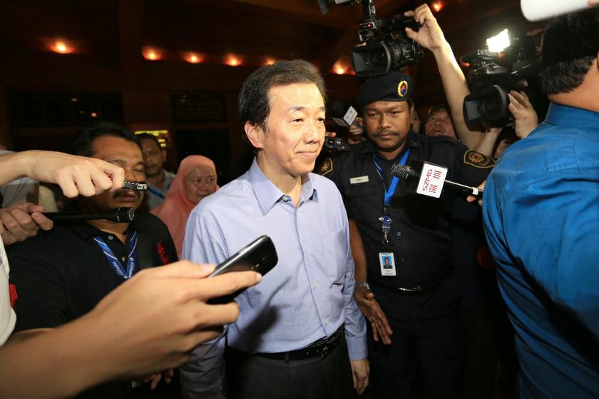 Tan Sri Ong Ka Ting attends the MH370 briefing with family members of the passengers at the Cyberview Resort and Spa in Cyberjaya, on March 20, 2014. u00e2u20acu201d Picture by Saw Siow Feng 