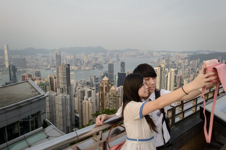 Photo shows the view of the city skyline from the peak in Hong Kong. u00e2u20acu201d AFP pic