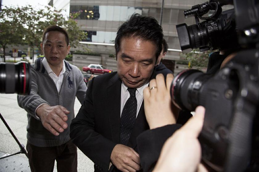 Birmingham City Football Club owner Carson Yeung arrives at a district court in Hong Kong February 28, 2014. u00e2u20acu201d Reuters pic