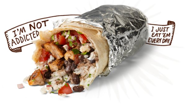 The Chipotle Burrito. u00e2u20acu2022 AFP pic