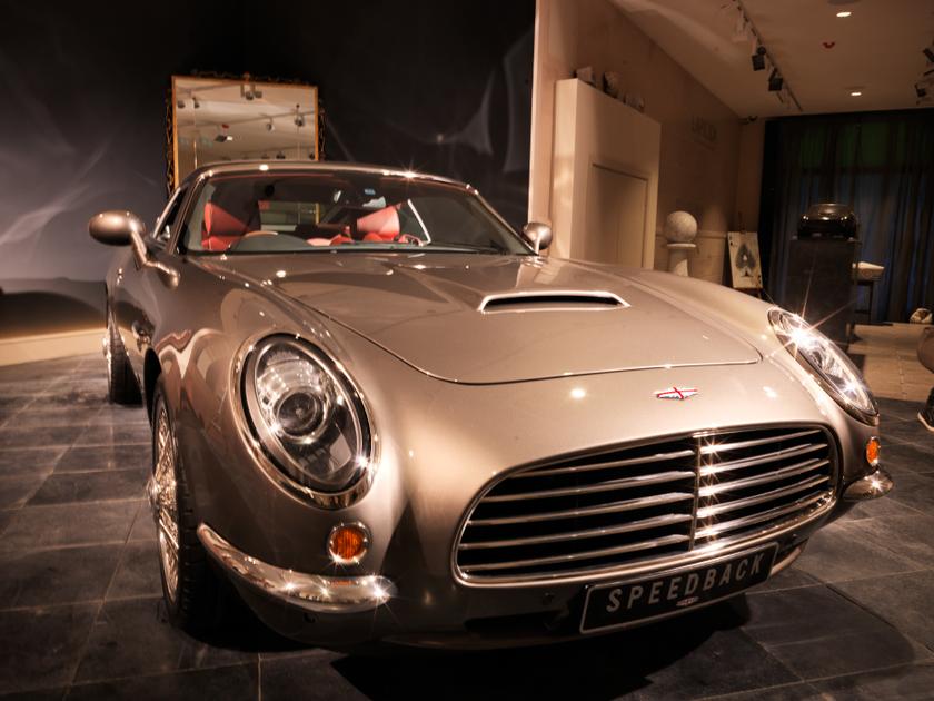 The Speedback GT. The car's exterior has been handcrafted to look like a classic 1960s GT. u00e2u20acu201dPicture courtesy ofnDavid Brown Automotive