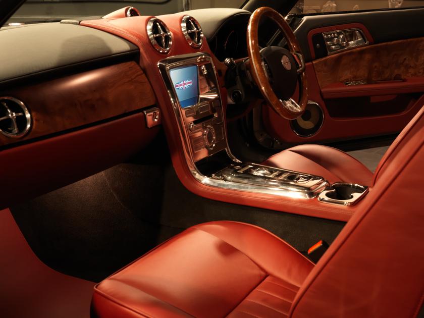 Inside, it feels more like a modern Bentley than a 50-year-old classic. —Picture courtesy of David Brown Automotive
