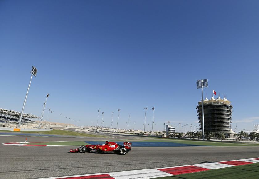 Ferrari F1 driver Fernando Alonso of Spain takes the 'Michael Schumacher turn' as he drives his car during day four of Formula One's final pre-season test at Bahrain International Circuit (BIC) in Sakhir south of Manama, March 2, 2014. u00e2u20acu201d Reuters pic