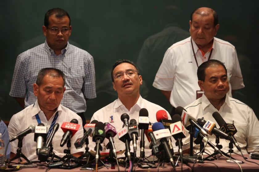 Hishammuddin said the Department of Civil Aviation (DCA) and the Foreign Ministry have confirmed that no wreckage was found at the island south of Vietnam. u00e2u20acu201d Picture by Choo Choy May