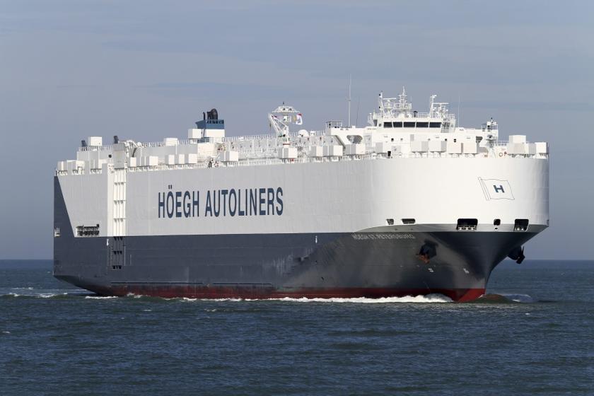 File photo of Norwegian car carrier Hoegh St Petersburg. The car carrier has reached the area in the southern Indian Ocean off Australia where two floating objects, suspected to be debris from the missing MH370, were spotted, the ship's owner said on Marc