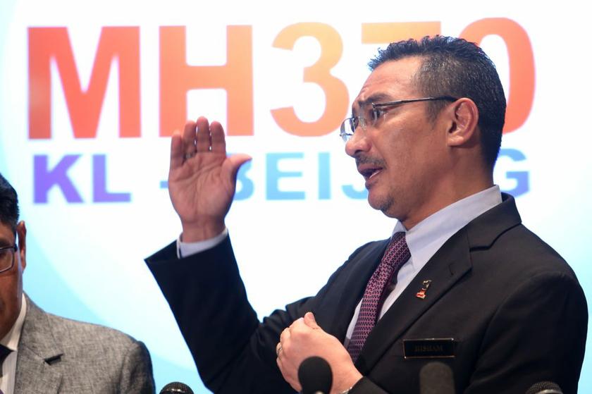 Acting Transport Minister Datuk Seri Hishammuddin Hussein answers questions during a press conference on missing MH370 in Sepang March 18, 2014. u00e2u20acu201d Picture by Choo Choy May