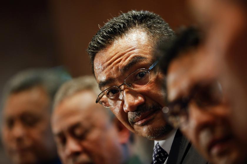 Acting Transport Minister Datuk Seri Hishammuddin Hussein ponders a reporteru00e2u20acu2122s question during a news conference about the missing Malaysia Airlines MH370 in Sepang March 12, 2014. u00e2u20acu201d Reuters pic
