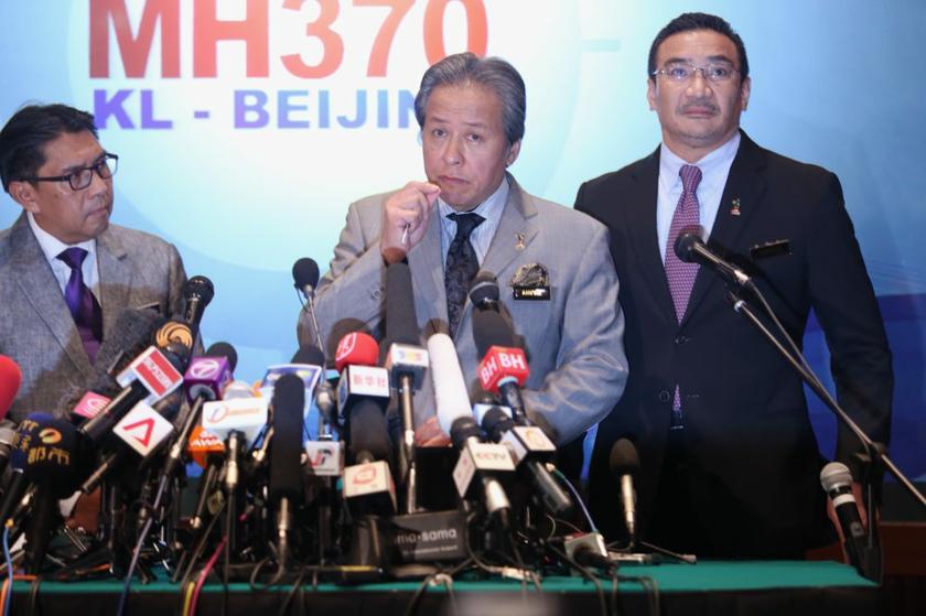 Foreign Minister Datuk Seri Anifah Aman answers questions during a press conference on missing MH370 in Sepang March 18, 2014. u00e2u20acu201d Picture by Choo Choy May