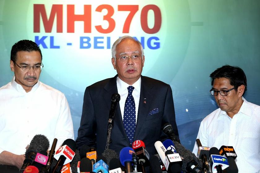 Prime Minister Datuk Seri Najib Razak holds a press conference at Sama Sama Hotel, Kuala Lumpur International Airport (KLIA), March 15, 2014. u00e2u20acu2022 Picture by Saw Siow Feng