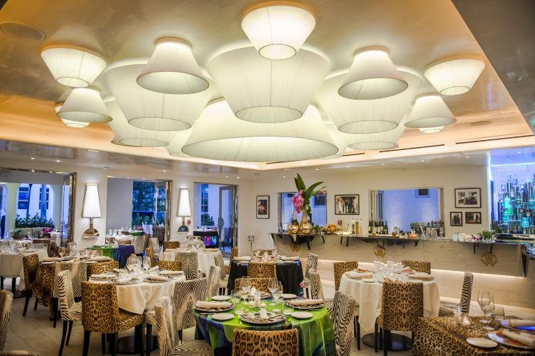 The Roberto Cavalli restaurant, Cavalli Miami.