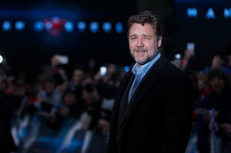 New Zealand-born Australian actor Russell Crowe poses on the red carpet for the European premiere of the film Man of Steel in London on June 12, 2013. u00e2u20acu201d AFP pic