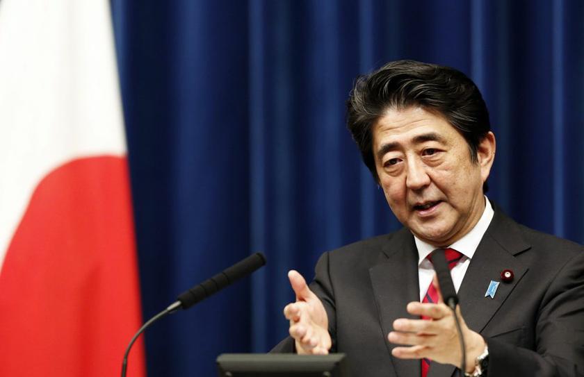 Japan's Prime Minister Shinzo Abe speaks during a news conference at his official residence in Tokyo March 20, 2014, after Japan's parliament enacted a budget for fiscal 2014. u00e2u20acu2022 Reuters pic