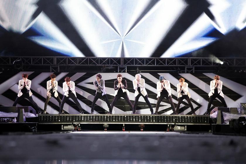 The eight-member band, the most successful subgroup of K-pop sensation Super Junior, sing a mixture of K-pop and Mandopop. u00e2u20acu201d AFP pic