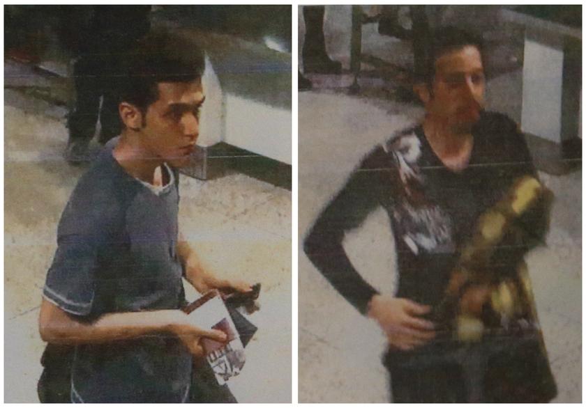 A combination photo shows two men whom police said were travelling on stolen passports onboard the missing Malaysia Airlines MH370 plane, taken before their departure at KLIA in this March 11, 2014 handout courtesy of the Malaysian Police. u00e2u20acu201d Reuters pic