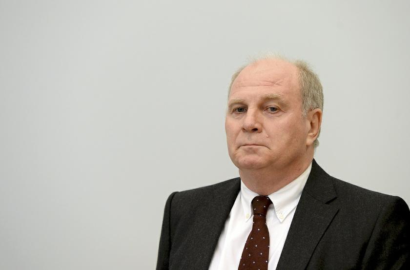 Bayern Munich President Uli Hoeness arrives for the start of his trial for tax evasion at a regional court in Munich March 10, 2014. u00e2u20acu201d Reuters pic