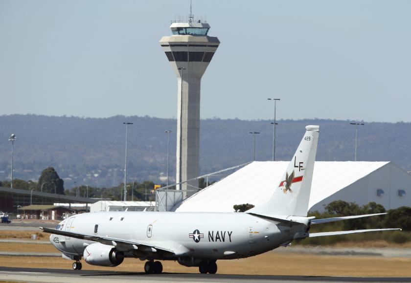A US Navy Poseidon P8 maritime surveillance aircraft takes off from Perth International Airport, March 28, 2014. u00e2u20acu201d Reuters pic