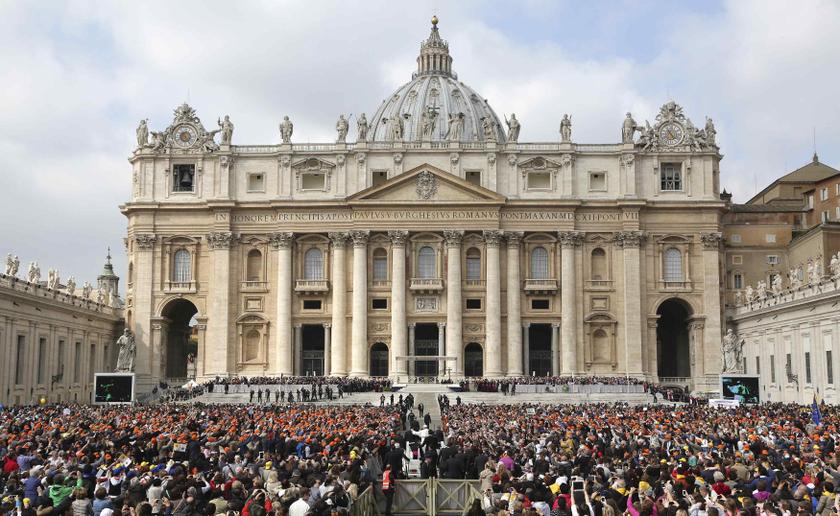 Pope Francis waves as he arrives to lead his Wednesday general audience at Saint Peter's Square at the Vatican March 19, 2014. u00e2u20acu201d Reuters pic