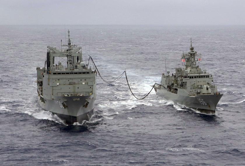 Australian and Chinese navy continue to scour the southern Indian Ocean for MH370 after picking up signals from the blackbox, April 6, 2014. u00e2u20acu201d Reuters pic