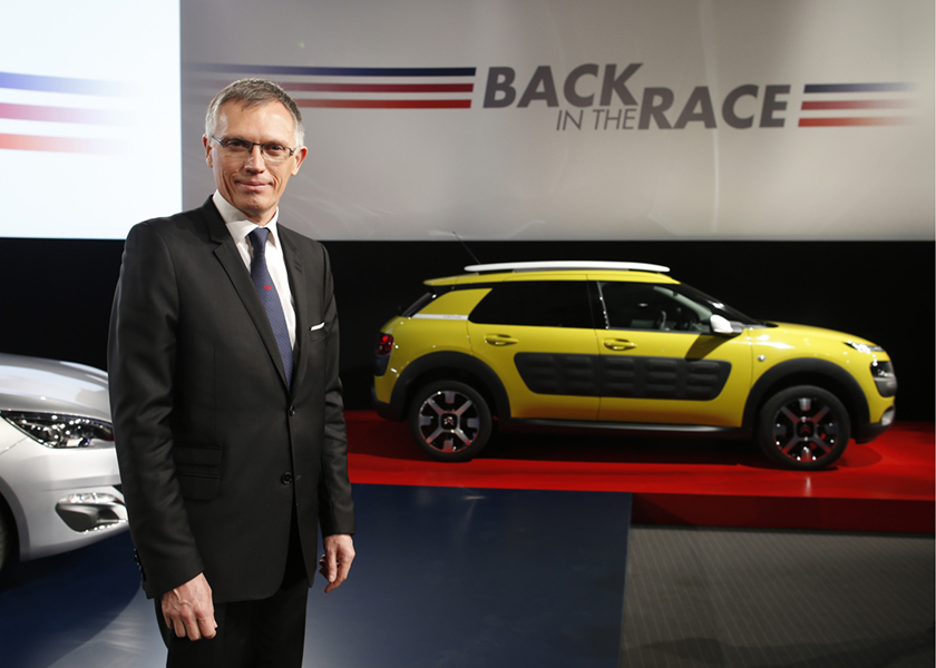 Carlos Tavares, CEO of PSA Peugeot Citroen said consumers can expect new products including hybrids, four-wheel-drive powertrains and self-driving cars, April 14, 2014. u00e2u20acu201d Reuters pic